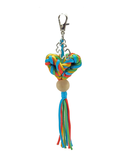 Heartbeat With Silver Keychain