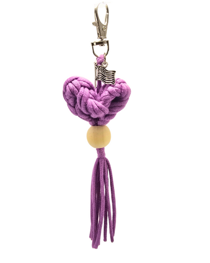 Purple Up Keychain